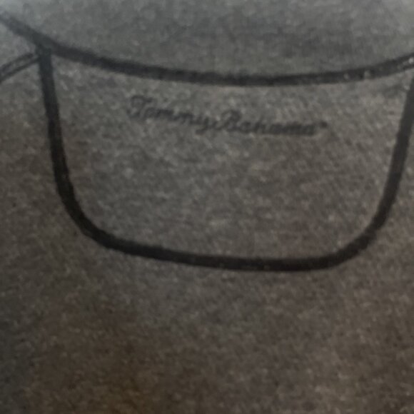 Tommy Bahama Mens 1/4 Zip Sweater Mens XXL ? Black Gray Reversible Heavyweight - Picture 4 of 11